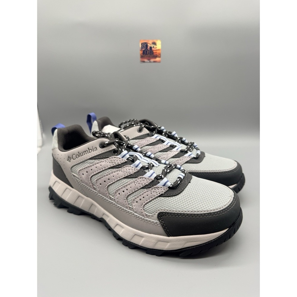 COLUMBIA Strata Trail Low Waterproof Shoe Women's 10.5 Steam Eve NEW